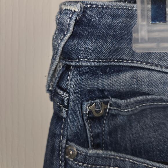 True Religion Becca Mid Rise BootCut jean sz 33 - Picture 4 of 7